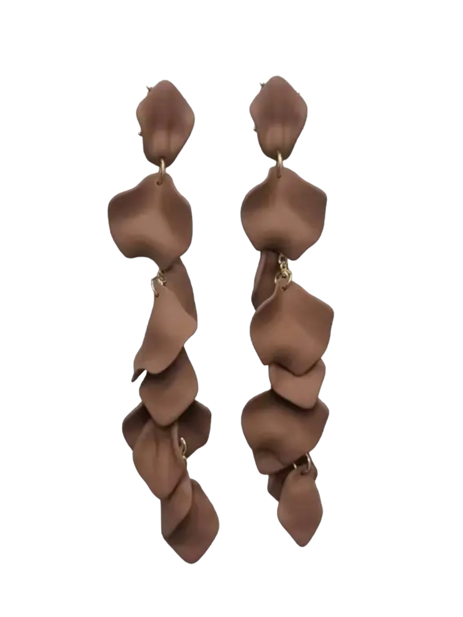 Pendientes pétalos cascada