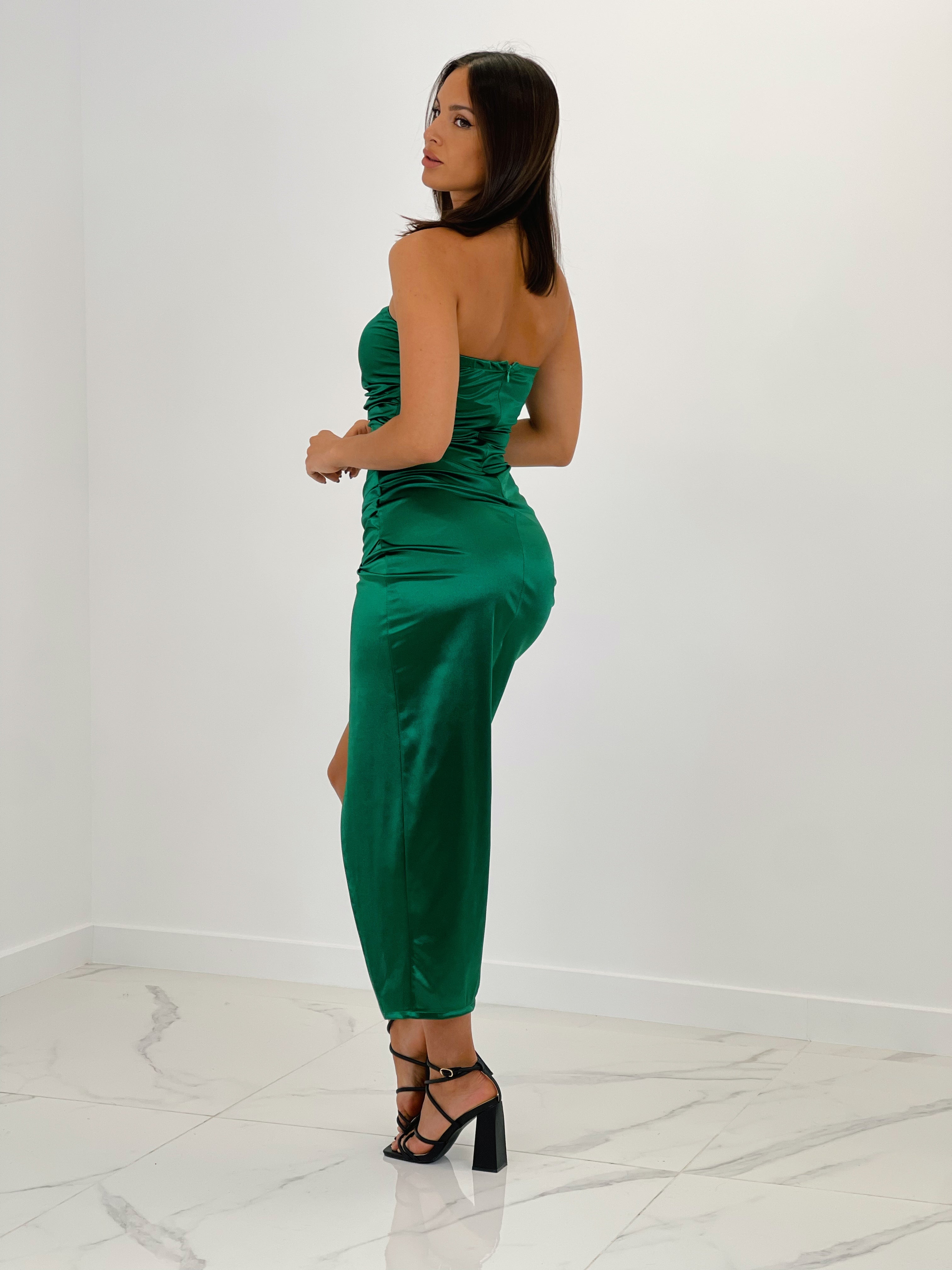 Vestido midi palabra de honor - Zebra&Maduixa®