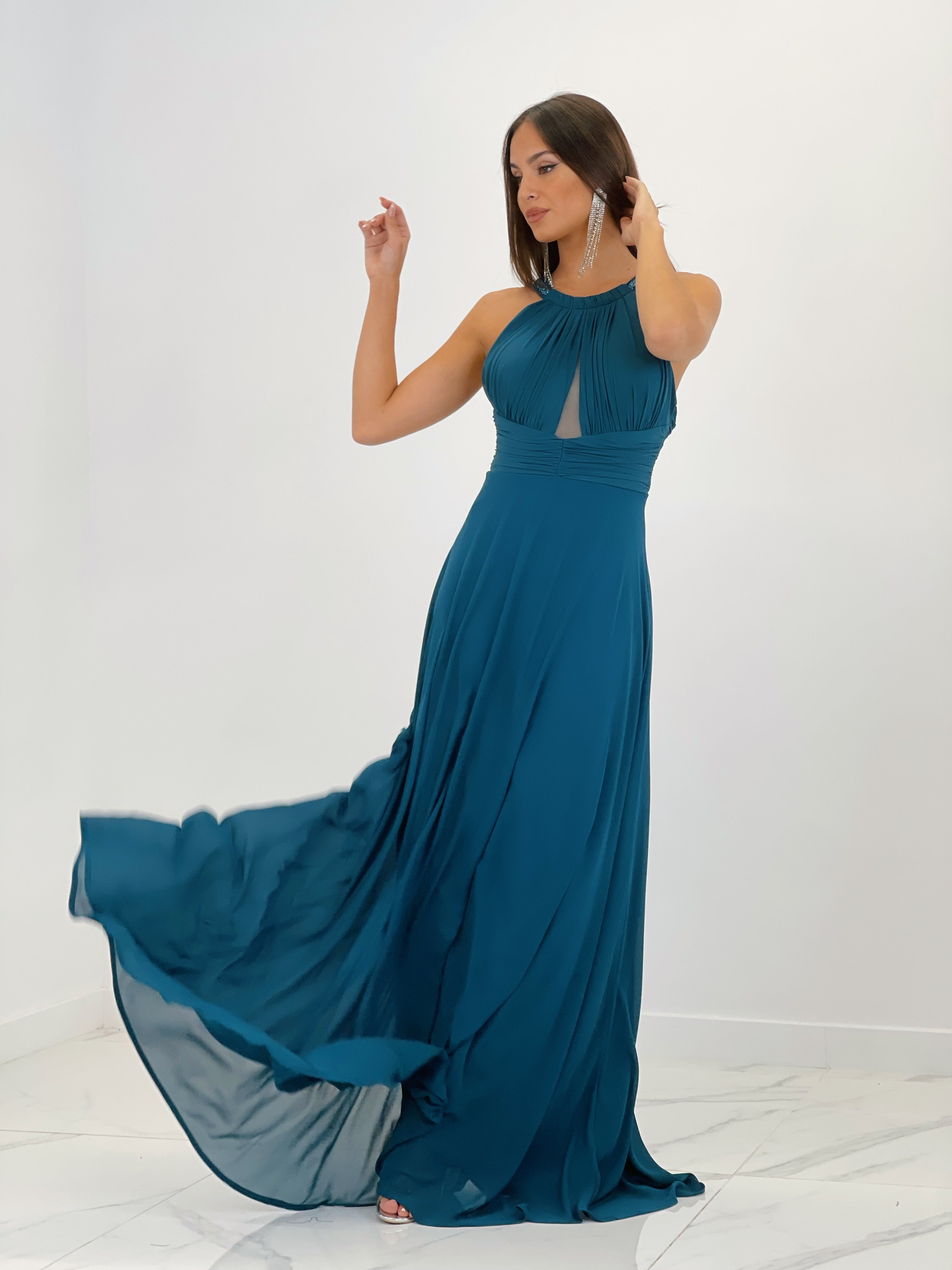 Vestido escote halter Diana - Zebra&Maduixa®