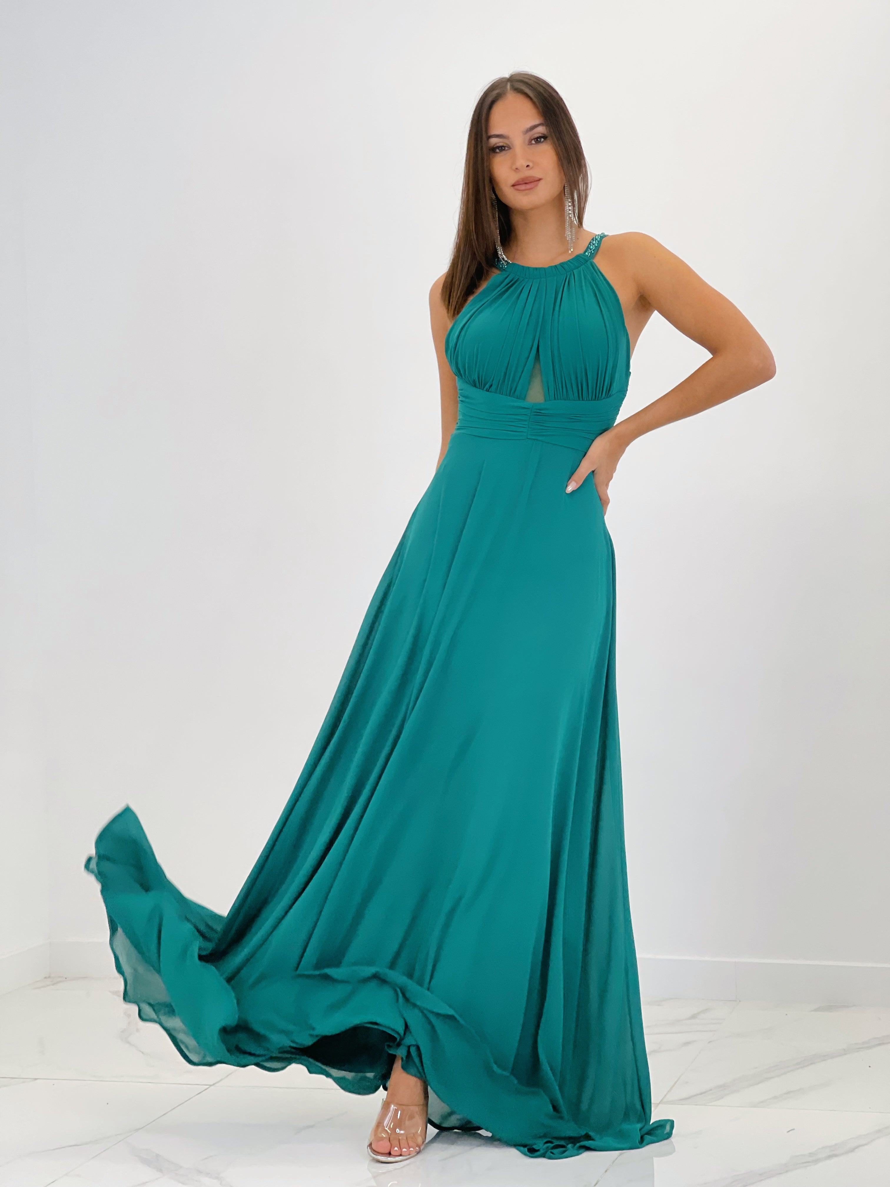 Vestido escote halter Diana - Zebra&Maduixa®