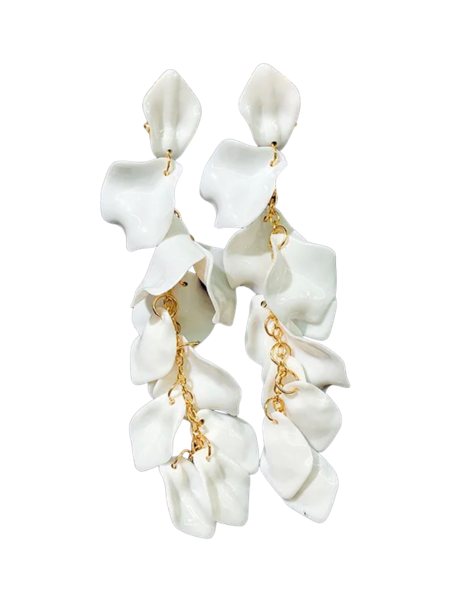 Pendientes pétalos cascada