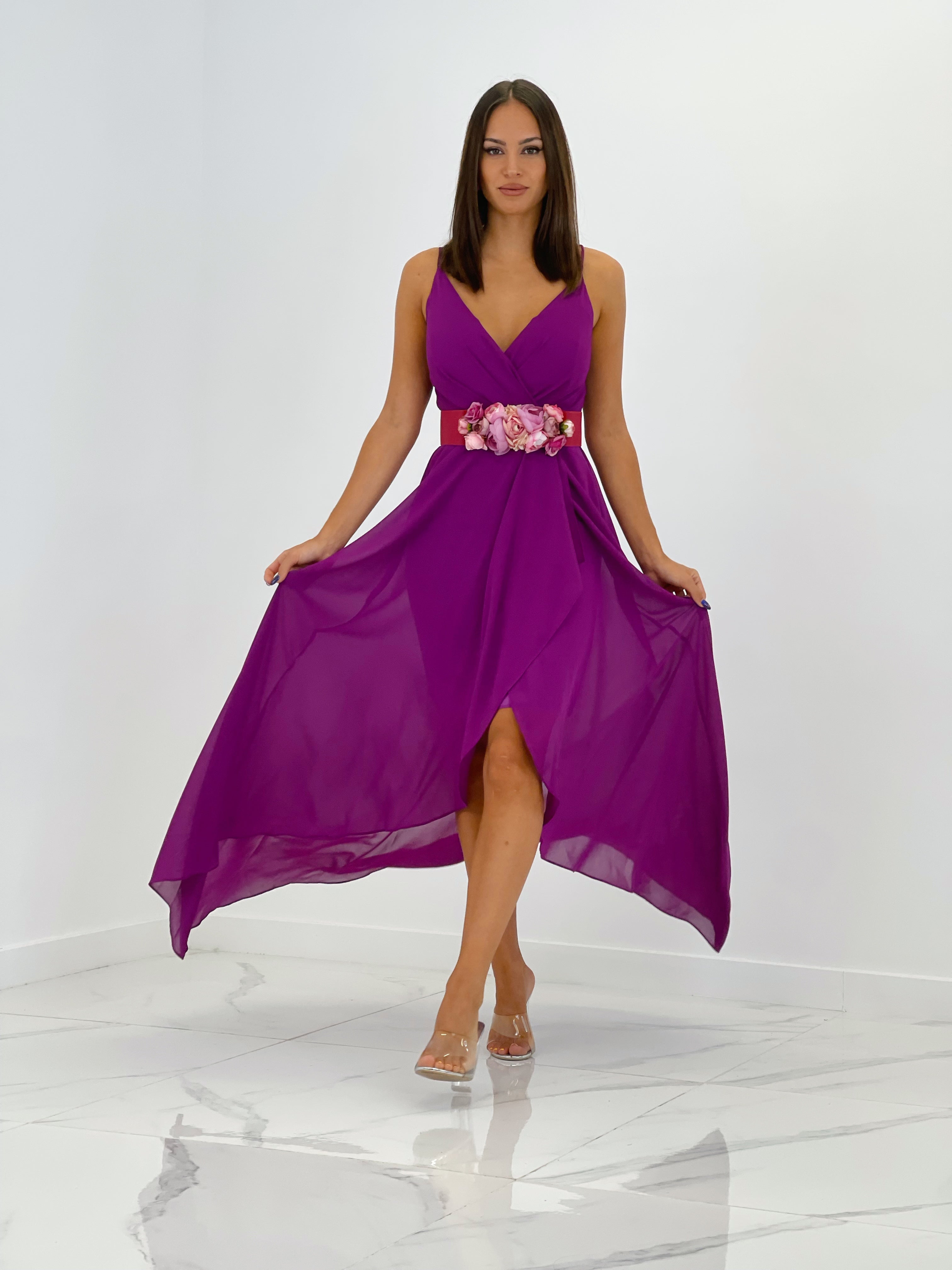 Vestido drapeado cruzado Flex - Zebra&Maduixa®