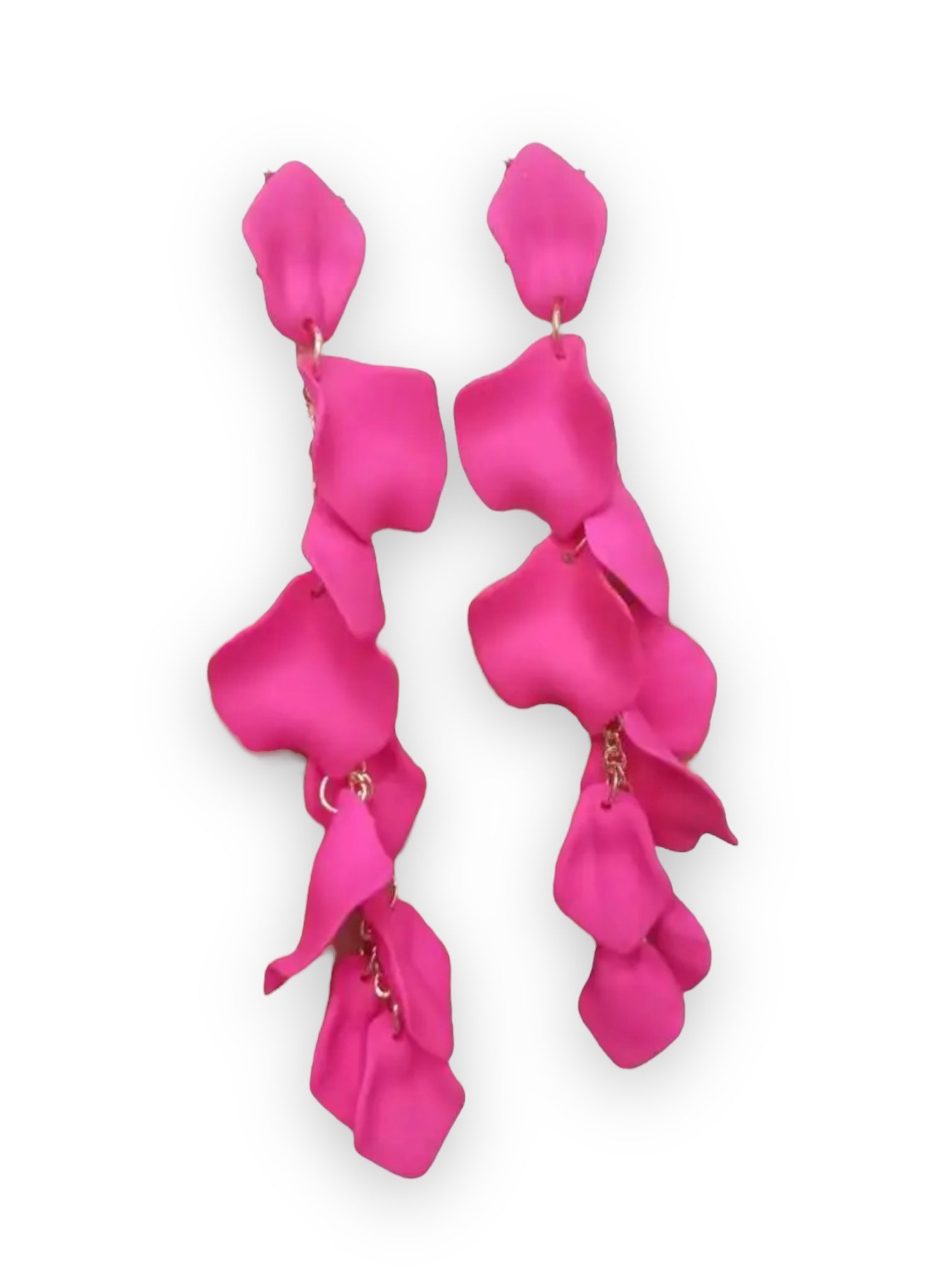 Pendientes pétalos cascada